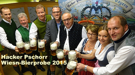 Hacker-Pschorr Chef Andreas Steinfatt stellte am 02.09.2015 im Alten Eiswerk der Brauerei das diesjährige Wiesnbier vor (©Foto: Martin Schmitz)